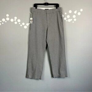 NWT Obey Creeper Pants Herringbone High-Rise Cotton Straight Leg Size 28